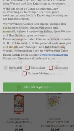 Vorschau der mobilen Webseite www.eckel-pferde.de, Eckel Pferdefutter
