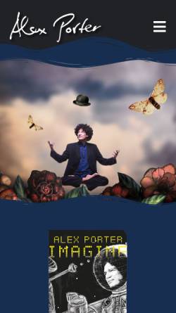 Vorschau der mobilen Webseite www.alexporter.ch, Alex Porter