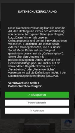 Vorschau der mobilen Webseite www.efg-pattensen.de, Evangelisch-Freikirchliche-Gemeinde Pattensen