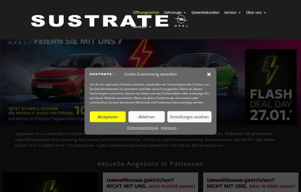 Vorschau von www.sustrate.de, Autohaus Sustrate GmbH & Co. KG