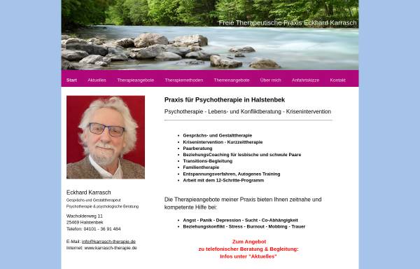 Vorschau von www.karrasch-therapie.de, Freie Therapeutische Praxis Karrasch