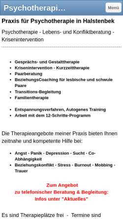Vorschau der mobilen Webseite www.karrasch-therapie.de, Freie Therapeutische Praxis Karrasch