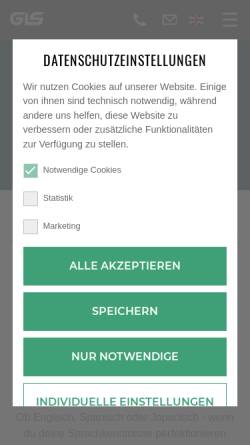 Vorschau der mobilen Webseite www.gls-sprachenzentrum.de, GLS Sprachschule