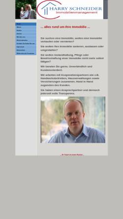 Vorschau der mobilen Webseite www.hscimmo.de, Harry Schneider Immobilienmanagement