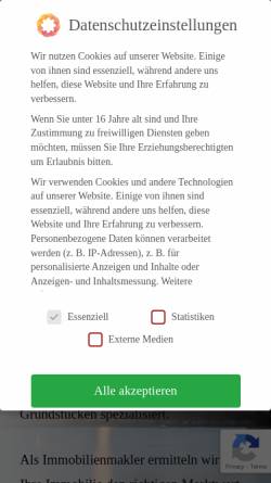 Vorschau der mobilen Webseite eder-und-partner.de, EDER + PARTNER Immobilien