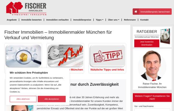 Vorschau von www.fischer-immobilien-muenchen.de, Rainer Fischer Immobilien