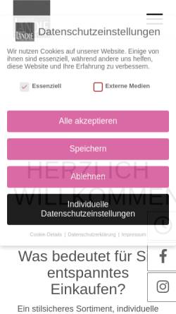 Vorschau der mobilen Webseite www.modehaus-laendle.de, Modehaus Ländle Bad Wörishofen