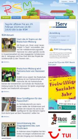 Vorschau der mobilen Webseite www.rs-misburg.de, Realschule Misburg
