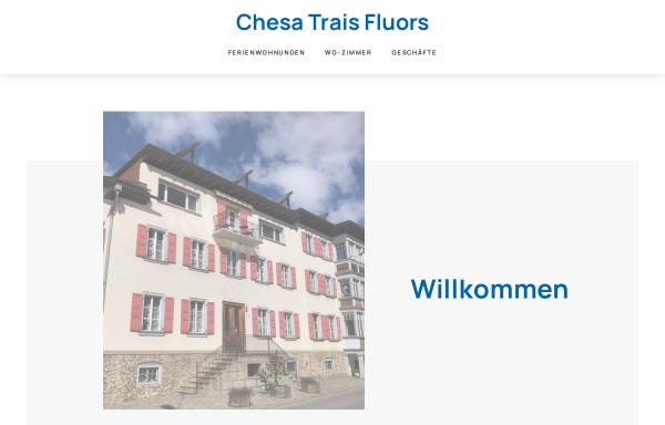 Vorschau von www.traisfluors.ch, Bäckerei Konditorei Hotel Traisfluors