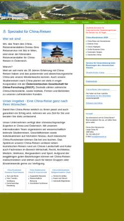 Vorschau der mobilen Webseite www.donausino.at, Donausino China-Reisen, Wien