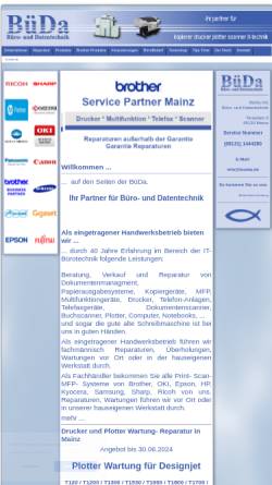 Vorschau der mobilen Webseite www.bueda.de, BüDa UG, Büro- und Datentechnik