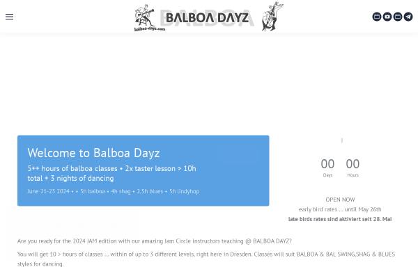 Vorschau von balboa-dayz.com, Balboa Dayz Dresden