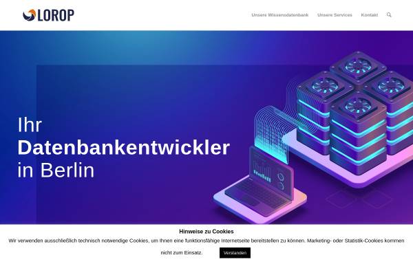 Vorschau von www.datenbankprogrammierung-berlin.de, Lorop GmbH