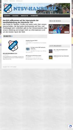 Vorschau der mobilen Webseite www.ntsv-handball.de, NTSV Handball