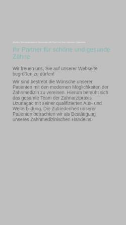 Vorschau der mobilen Webseite www.zahnarztpraxis-tuerkmen.de, Elif Türkmen