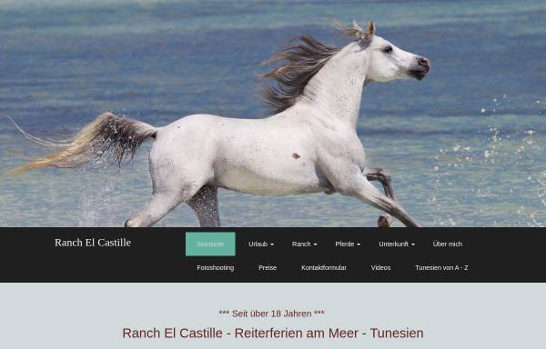 Vorschau von www.reiterferien-am-meer.com, Ranch El Castille