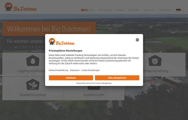 Vorschau von www.bigdutchman.de, Big Dutchman International GmbH