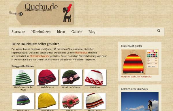 Vorschau von www.quchu.de, Q´uchu, Virginia Calot und Ralf Junghanns