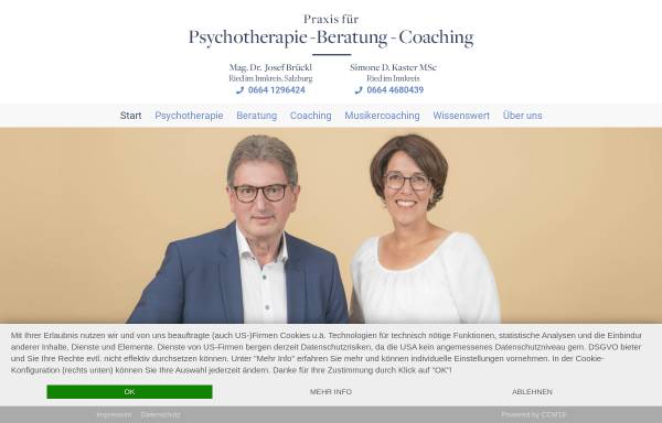 Vorschau von www.psychotherapie-existenzanalyse.at, Praxis für Psychotherapie Dr. Josef Brückl