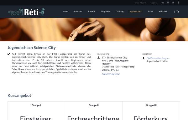 Vorschau von jugendschach-sciencecity.ch, Jugendschach ScienceCity