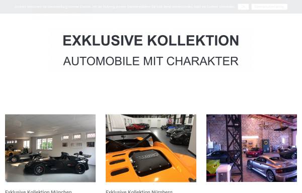 Vorschau von www.exklusive-kollektion.de, Exklusive Kollektion - Automobile mit Charakter