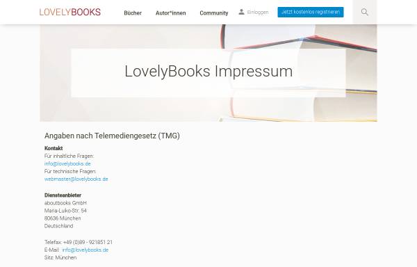 Vorschau von www.lovelybooks.de, LovelyBooks