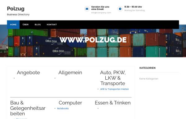 Vorschau von www.polzug.de, Polzug Intermodal GmbH
