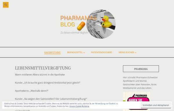 Vorschau von pharmama.ch, Pharmama's Blog