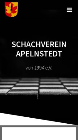 Vorschau der mobilen Webseite schachverein-apelnstedt.de, Schachverein Apelnstedt von 1994 e.V.