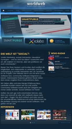 Vorschau der mobilen Webseite www.worldweb.de, Worldweb Oerke Internetkommunikations oHG
