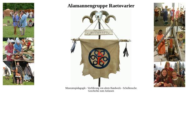 Vorschau von www.raetovarier.de, Alamannengruppe Raetovarier