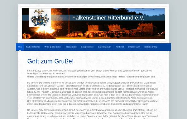 Vorschau von www.falkensteiner-ritterbund.de, Falkensteiner Ritterbund