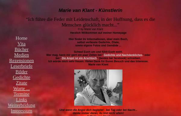 Vorschau von www.marievanklant.de, Marie van Klant