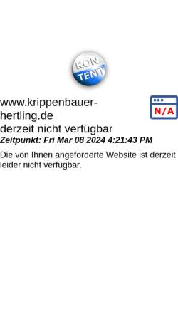Vorschau der mobilen Webseite www.krippenbauer-hertling.de, Krippenbauer Hertling - Gustel Hertling