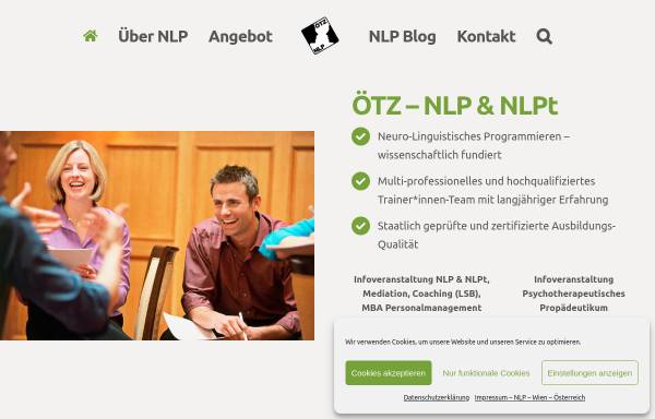 Vorschau von www.nlpzentrum.at, Österreichisches Trainingszentrum für Neuro-Linguistisches Programmieren und Neuro-Linguistische Psychotherapie