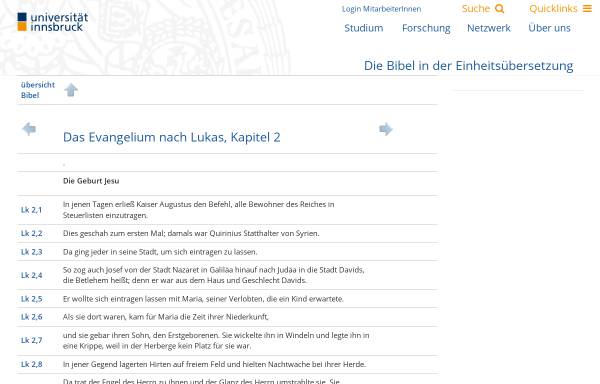 Vorschau von www.uibk.ac.at, Die Weihnachtsgeschichte nach Lukas - Universität Innsbruck