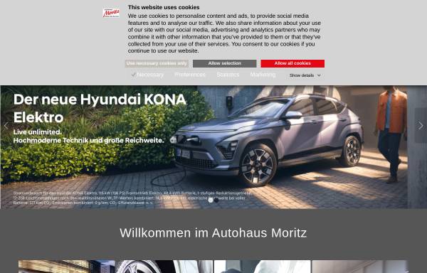 Vorschau von autohaus-moritz.de, Autohaus Moritz GmbH