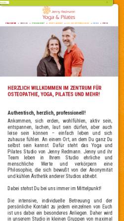 Vorschau der mobilen Webseite pt-redmann.de, Jenny Redmann - Personal Training Studio