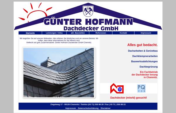 Dachdecker Hofmann GmbH Chemnitz
