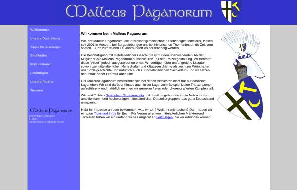 Vorschau von www.malleus-paganorum.de, Malleus Paganorum