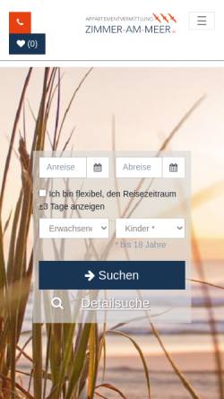 Vorschau der mobilen Webseite www.ostseetravel.de, Ostseetravel