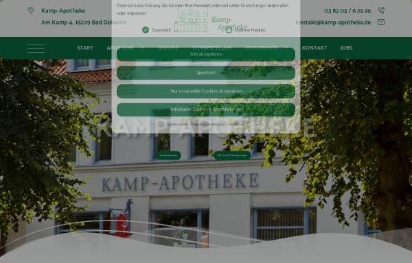 Vorschau von www.kamp-apotheke.de, Kamp Apotheke