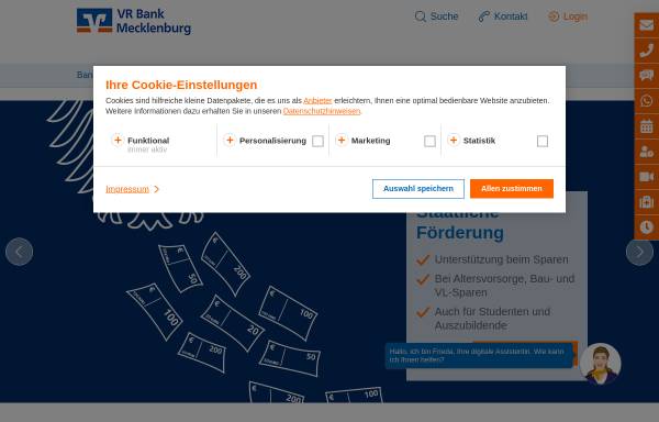 Vorschau von www.rb-doberan.de, Raiffeisenbank eG