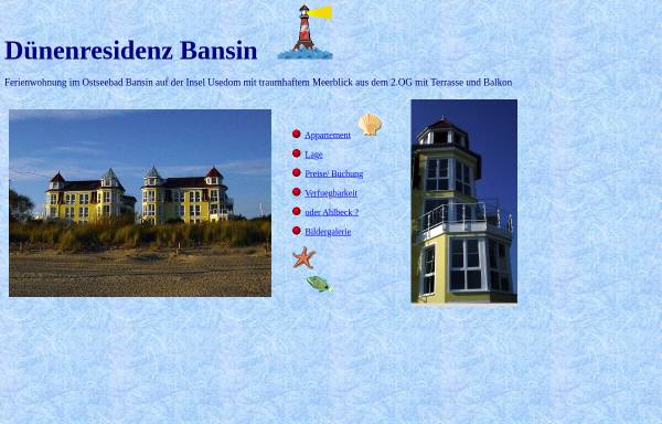 Vorschau von www.duenenresidenz-bansin.de, Ferienwohnung Spieß in der Dünenresidenz