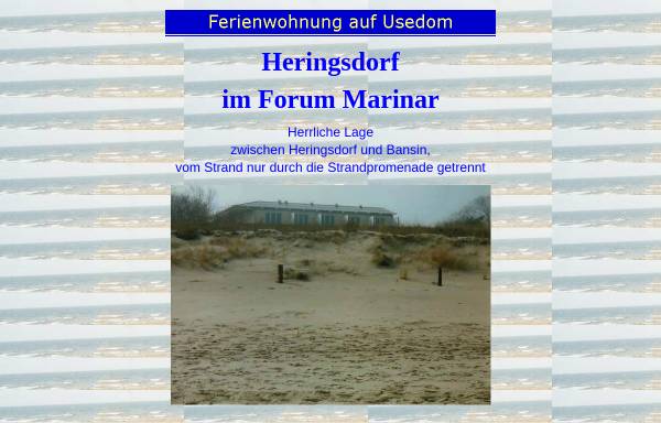 Vorschau von www.forum-marinar.de, Ferienwohnung im Forum Marinar