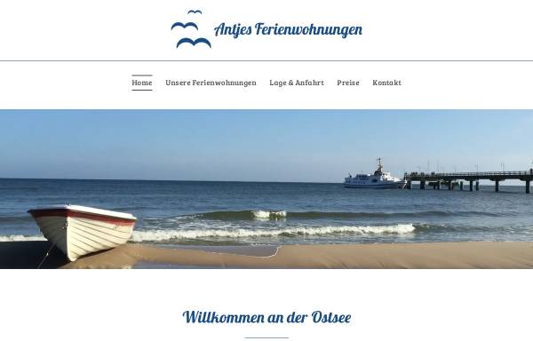 Vorschau von www.antjes-ferienwohnungen.de, Ferienwohnungen Tippkötter