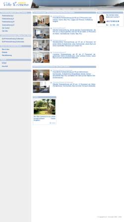 Vorschau der mobilen Webseite villa-cremona.de, Ferienwohnungen Villa Cremona