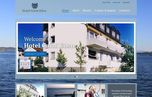 Vorschau von www.hotel-meersburg.de, Hotel Garni Eden