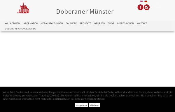 Vorschau von www.muenster-doberan.de, Evangelisch-Lutherische Kirchgemeinde Bad Doberan