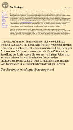 Vorschau der mobilen Webseite www.stedinger.de, Die Stedinger